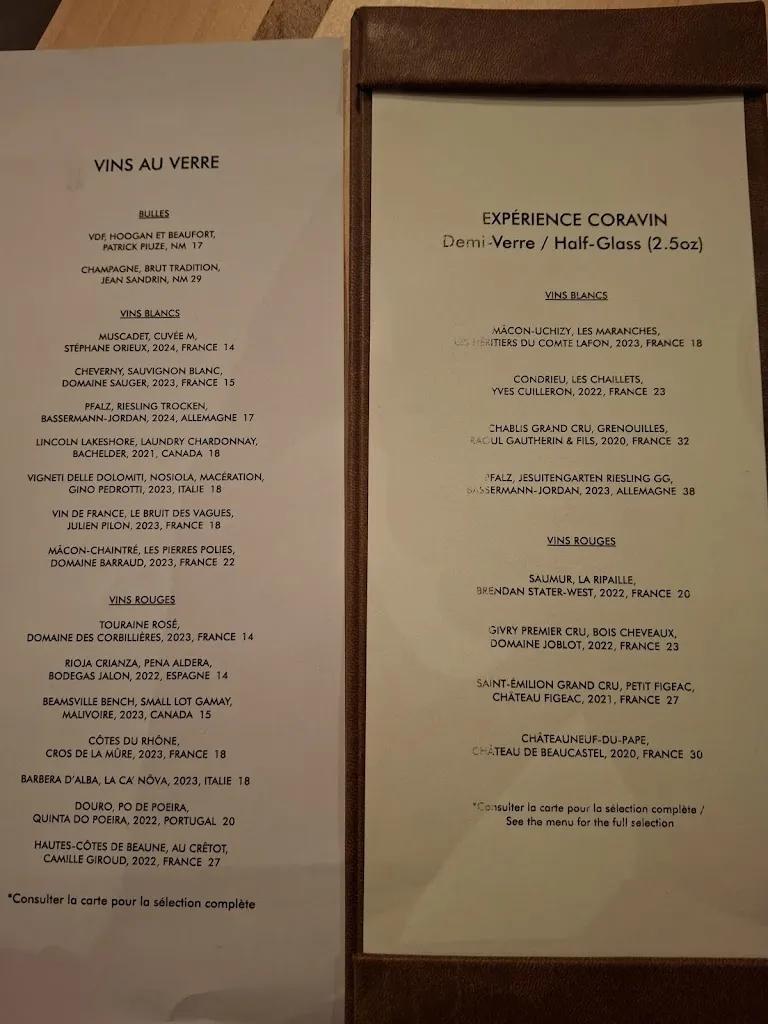 Menu_Hoogan et Beaufort_Montréal_image_old_3