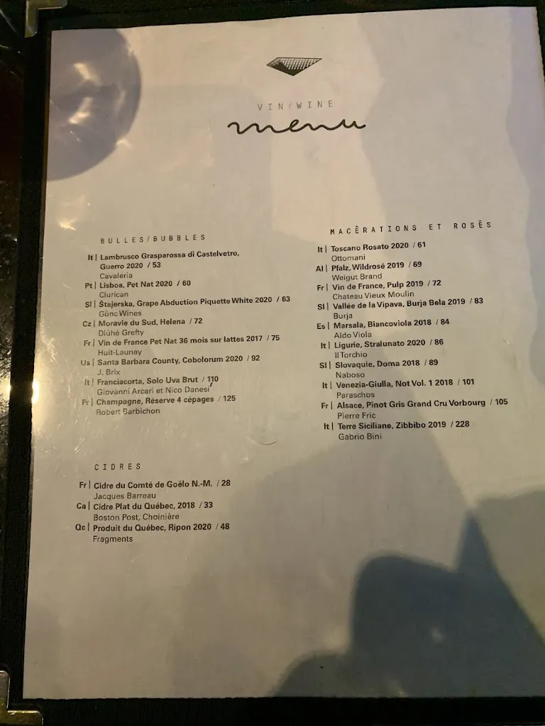 Menu_Île Flottante_Montréal_image_old_3
