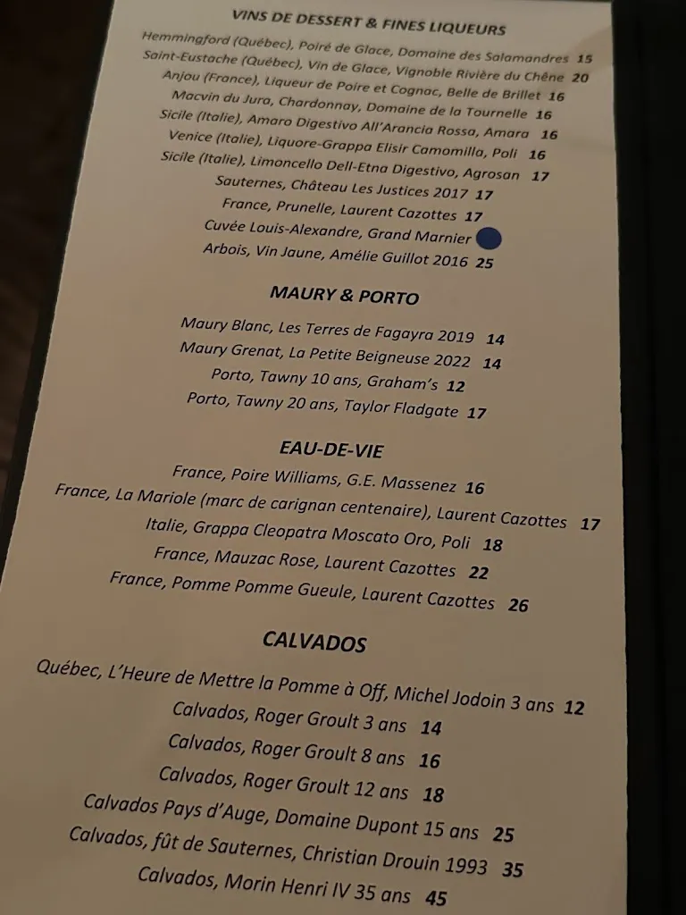 Menu_Restaurant Bonaparte_Montréal_image_old_1