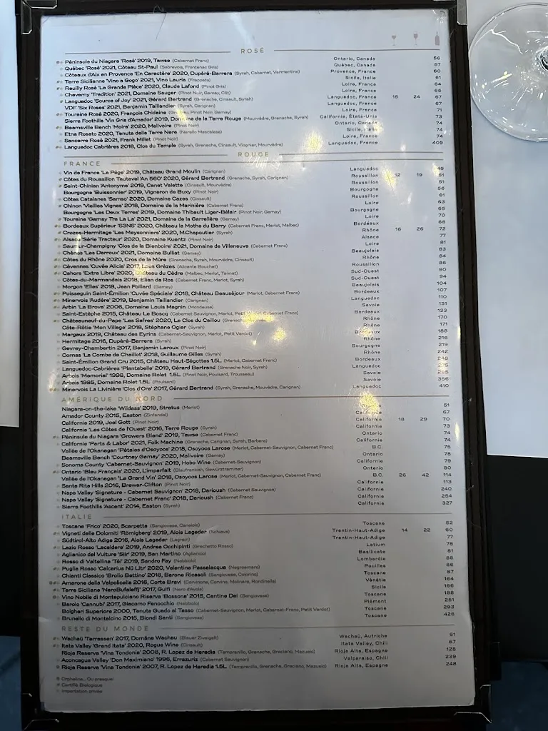 Menu_Brasserie 701_Montréal_image_old_2