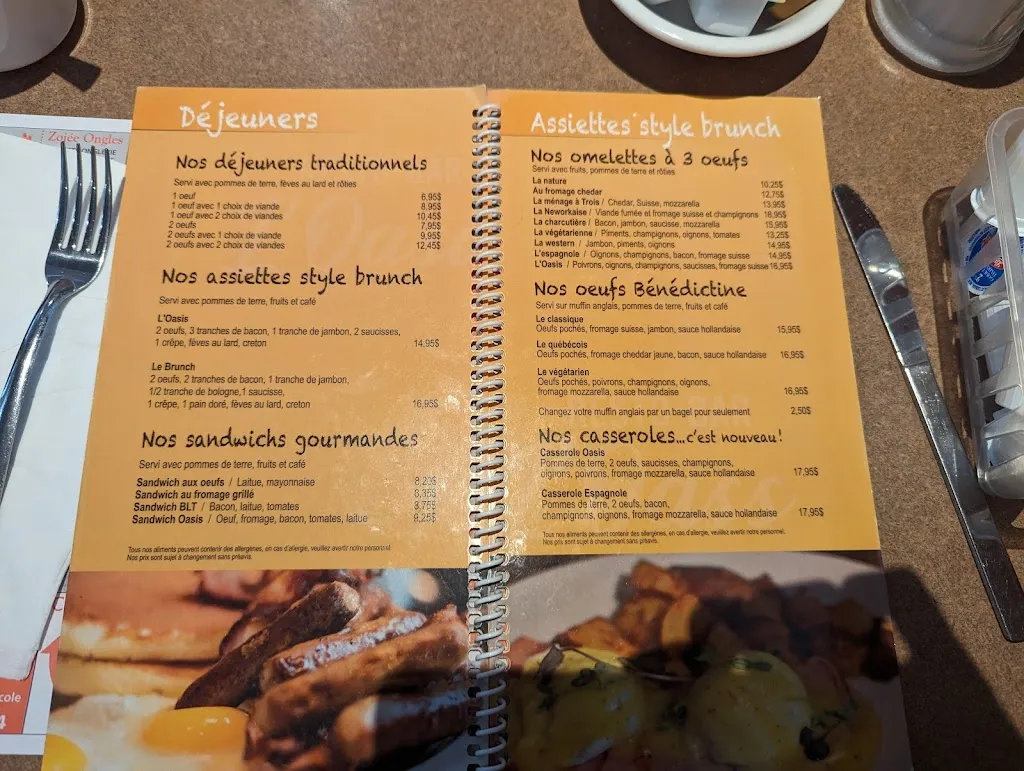 Menu_Resto-Bar l'Oasis_Napierville_image_old_2