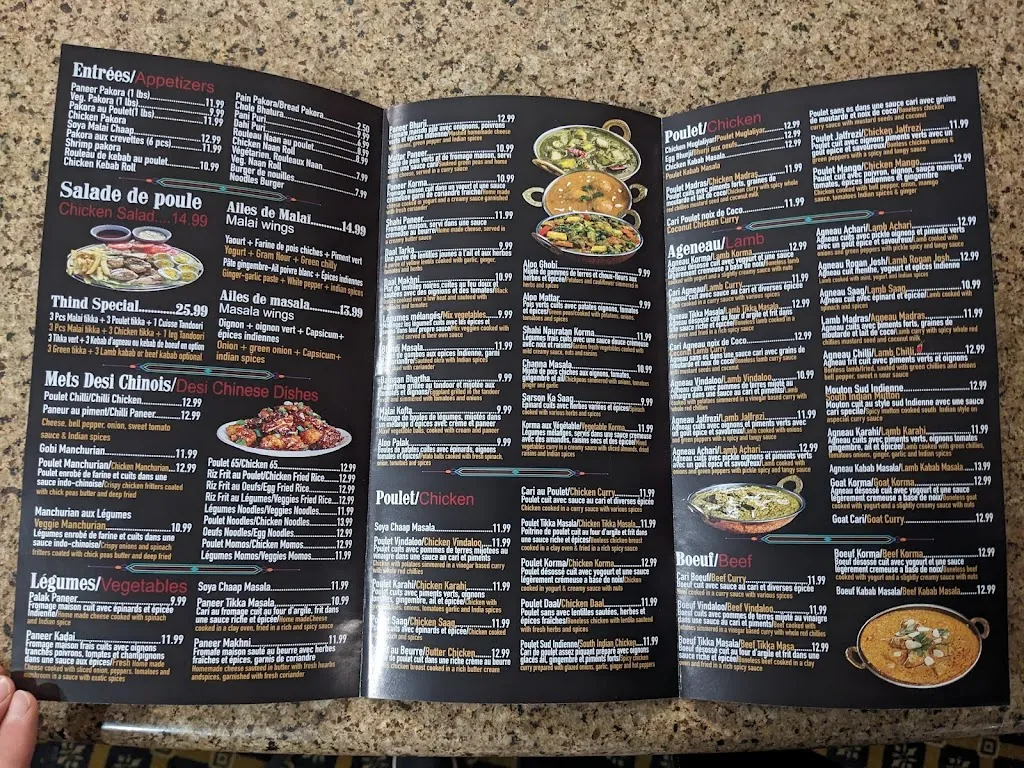 Menu_Thind villa restaurant_Montréal-Est_image_old_2