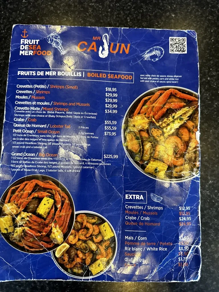 Menu_MR CAJUN_Montréal-Est_image_old_2