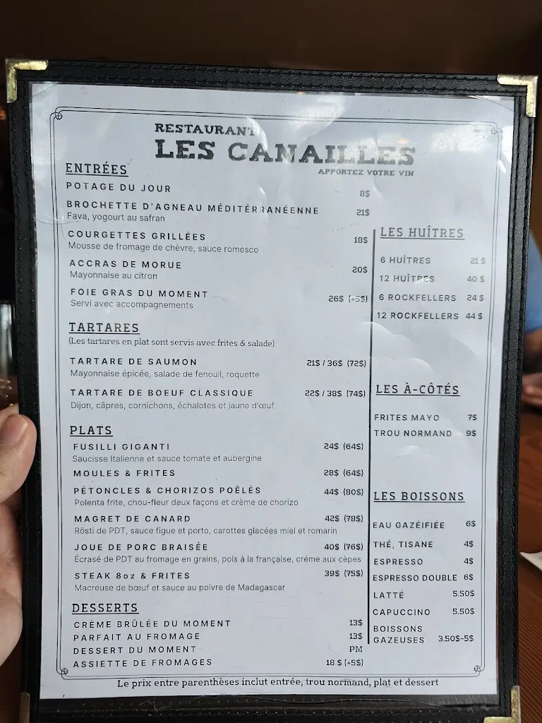 Menu_Les Canailles Apportez votre vin_Montréal-Est_image_old_1