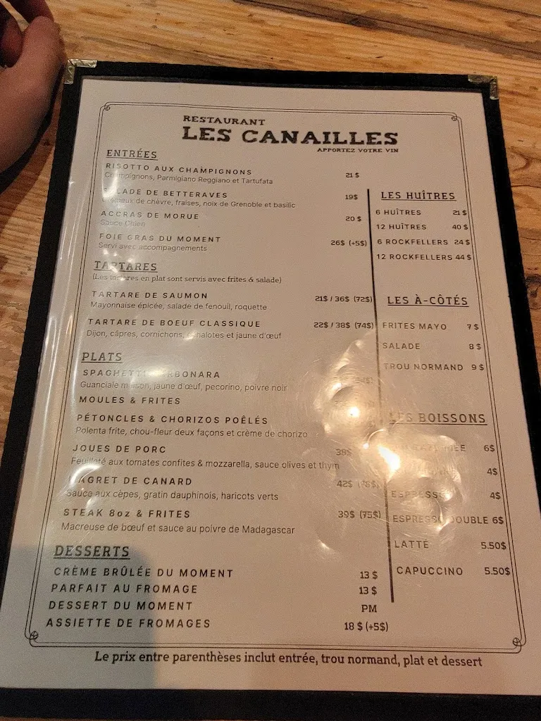 Menu_Les Canailles Apportez votre vin_Montréal-Est_image_old_2