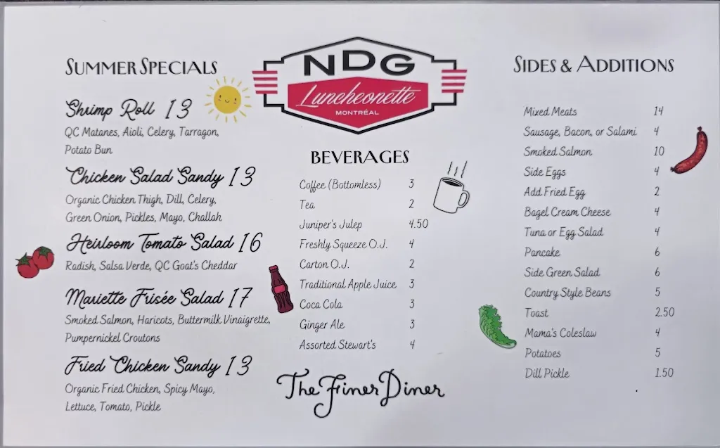 Menu_NDG Luncheonette_Notre-Dame-de-Grâce_image_old_2