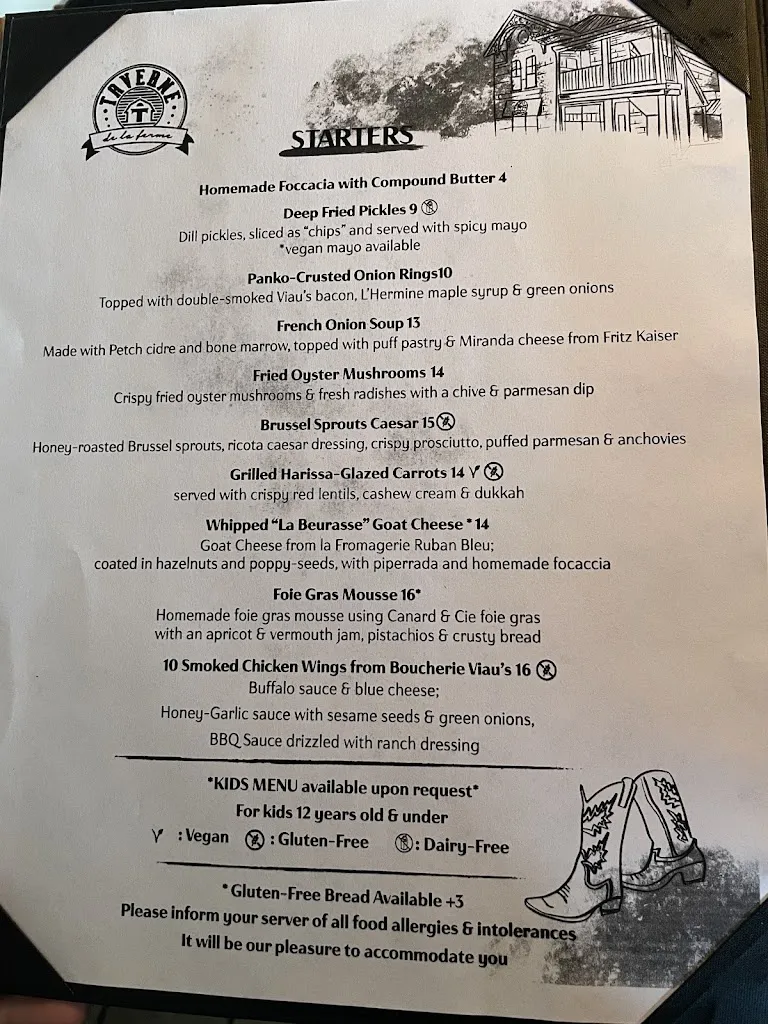 Menu_Taverne de la Ferme_Ormstown_image_old_1