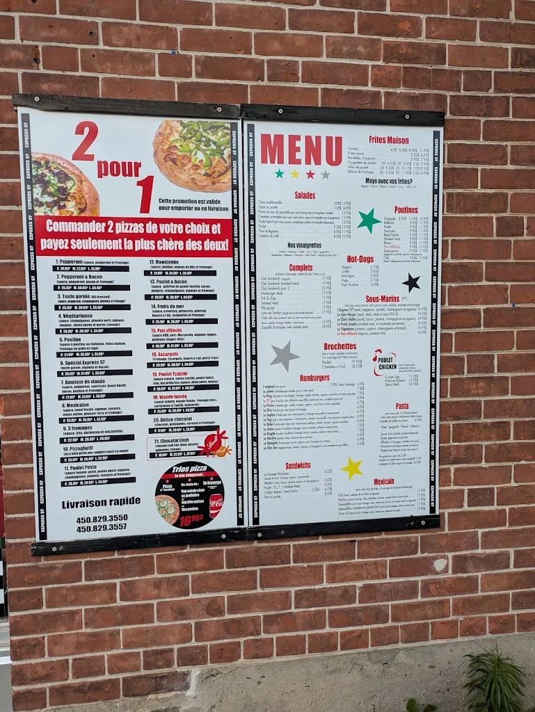 Menu_Restaurant Express 57_Ormstown_image_old_1