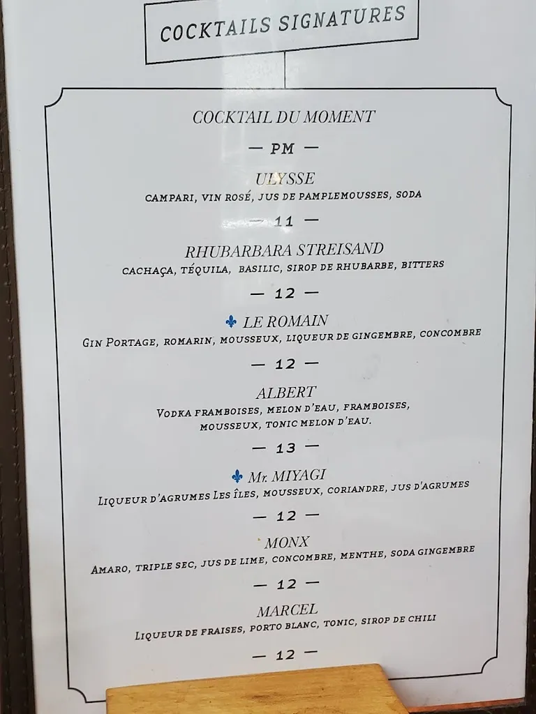 Menu_Bidon Taverne Culinaire - Saint-Lambert_Parc-Boutin_image_old_1