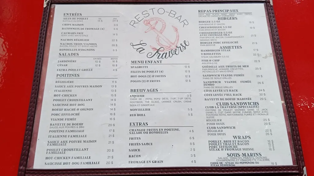 Menu_Resto De La Traverse_Oka_image_old_1