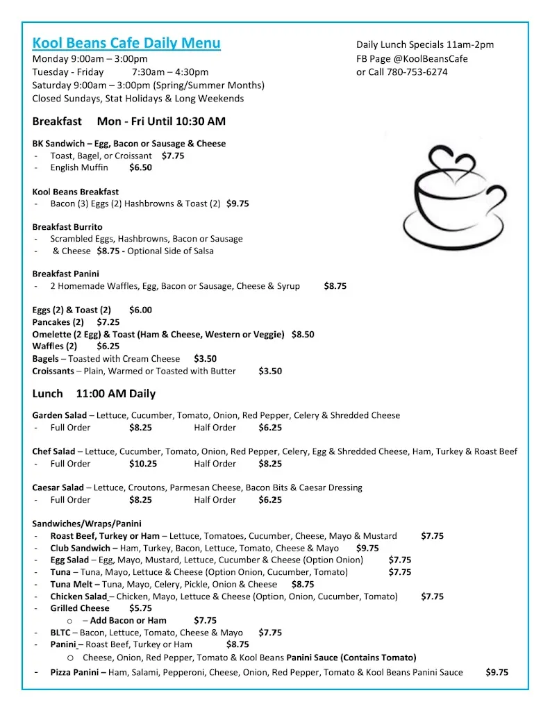 Menu_Kool Beans Cafe_Provost_image_old_1