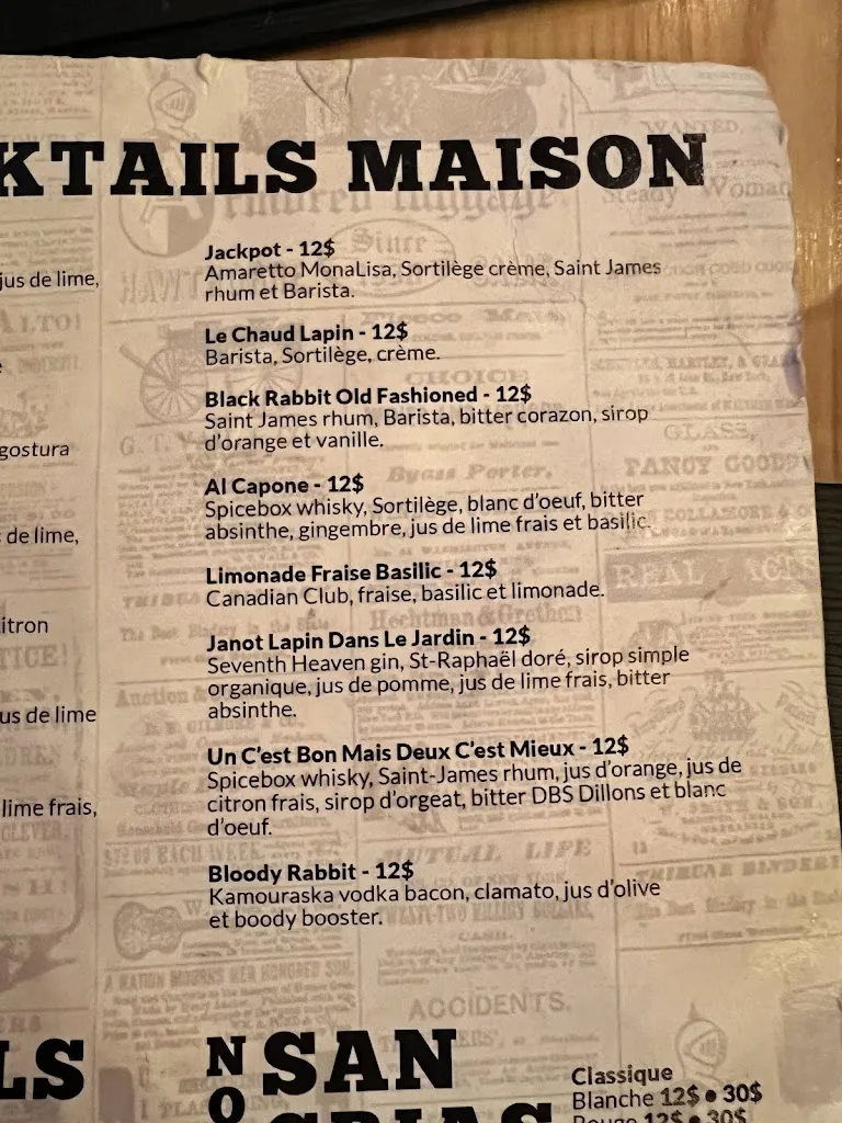 Menu_Le White Rabbit_Repentigny_image_old_1