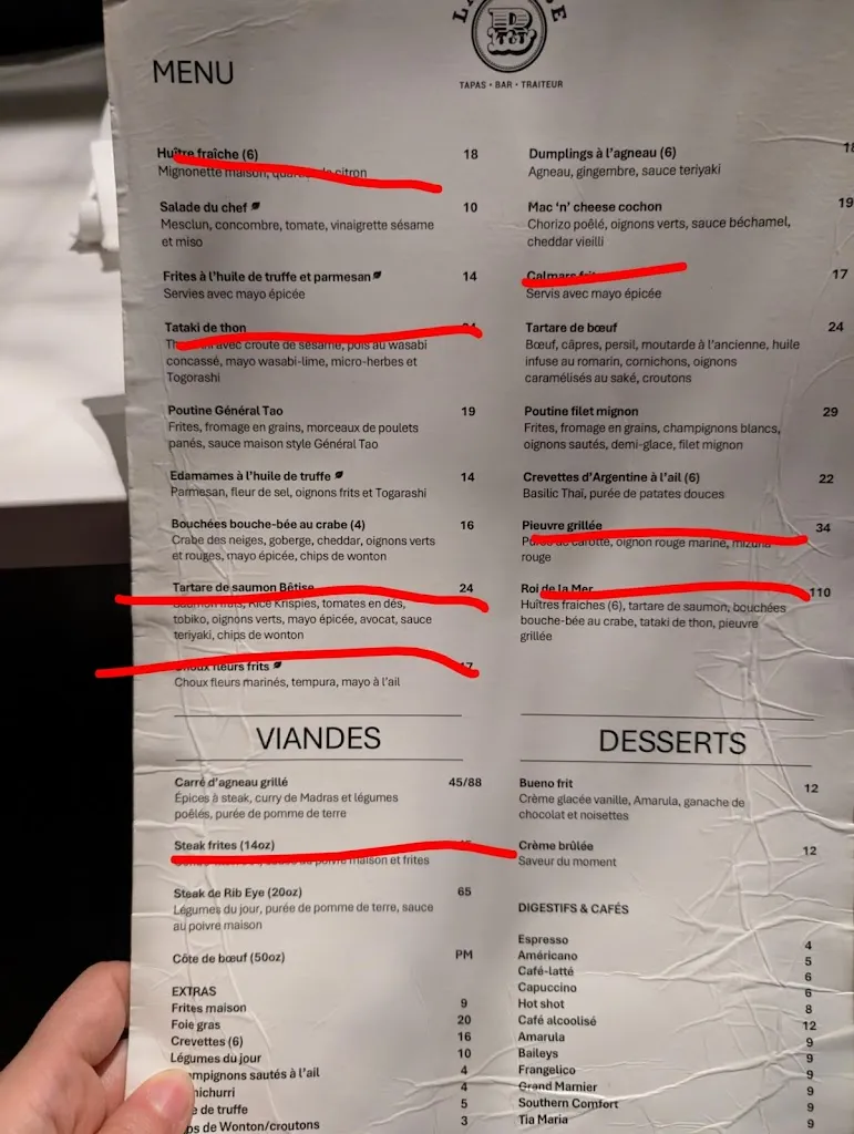 Menu_La Bêtise Saint-Bruno_Saint-Bruno_image_old_2