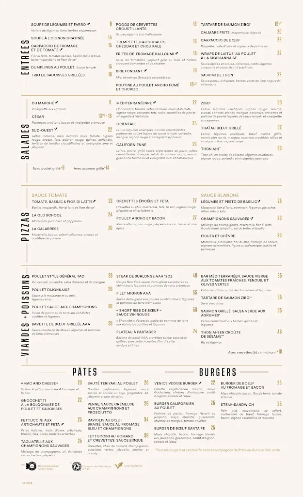 Menu_ZIBO Restaurant St-Bruno_Saint-Bruno-de-Montarville_image_old_1