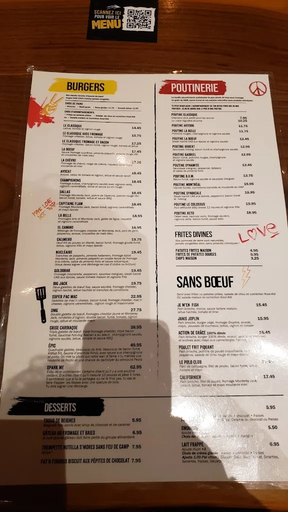 Menu_La Belle & La Boeuf - Burger Bar - Saint-Bruno_Saint-Bruno-de-Montarville_image_old_1