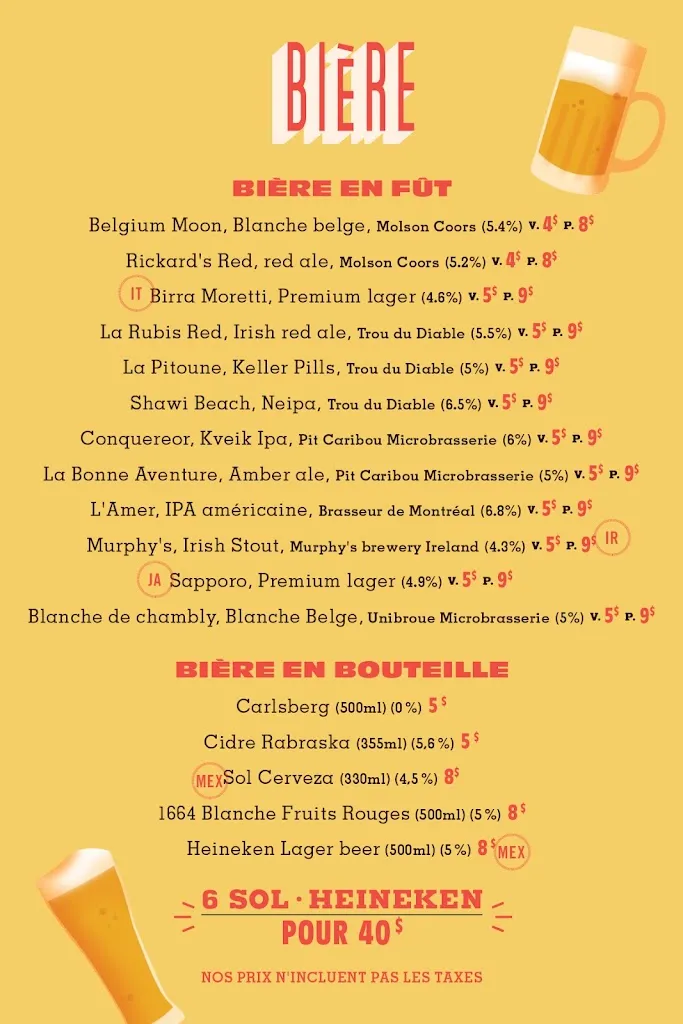 Menu_Le Saint-Édouard_Saint-Édouard_image_old_1