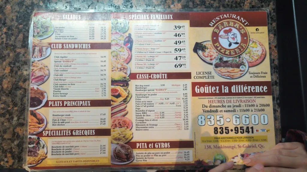 Menu_Pizza Barba's_Saint-Gabriel_image_old_1