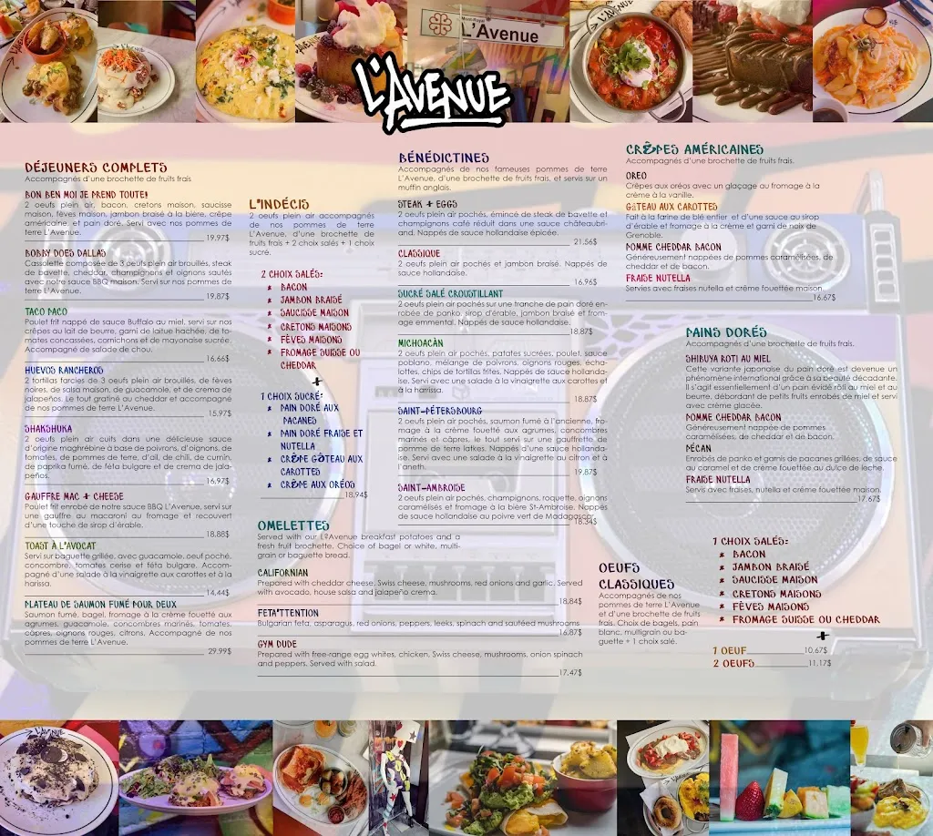 Menu_L'Avenue Notre Dame_Saint-Henri_image_old_1