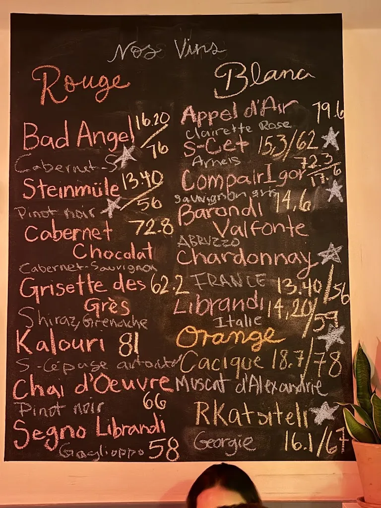Menu_Restaurant La Toile_Saint-Henri_image_old_1