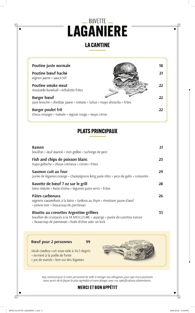 Menu_Buvette Laganière | Restaurant à St-Jean-sur-Richelieu_Saint-Jean-sur-Richelieu_image_old_3