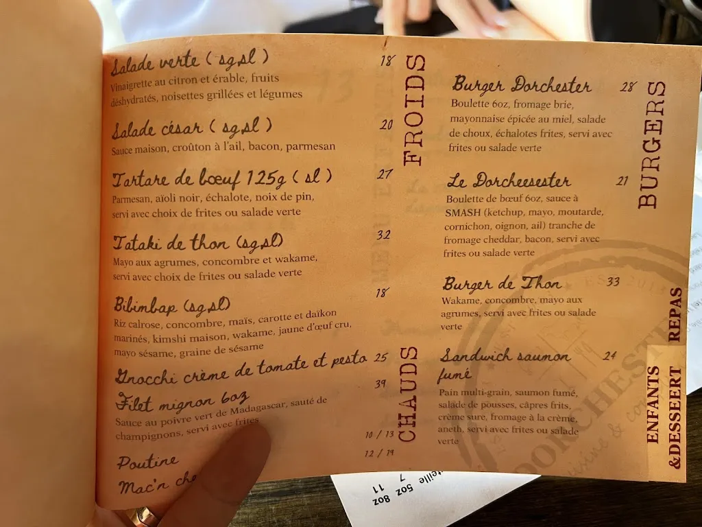 Menu_Le Dorchester, cuisine & complicités_Saint-Jean-sur-Richelieu_image_old_2