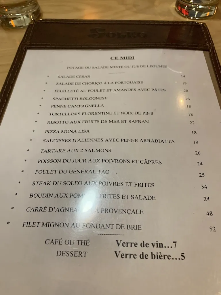 Menu_Le Soleo_Saint-Jérôme_image_old_1
