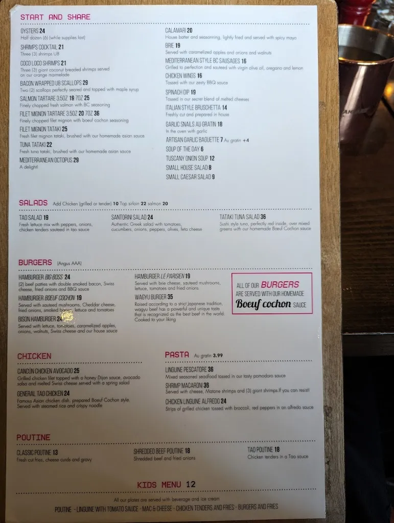 Menu_Boeuf Cochon Steak + Bar (st-Jérome)_Saint-Jérôme_image_old_2