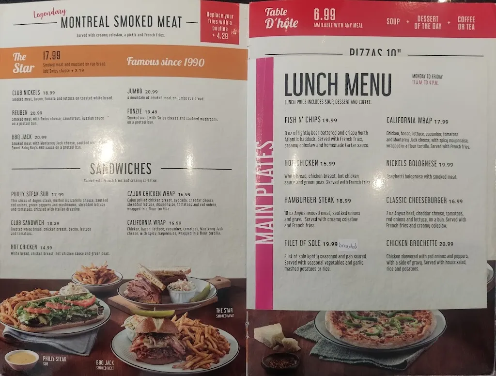 Menu_Restaurant NICKELS (Saint-Jérôme)_Saint-Jérôme_image_old_2