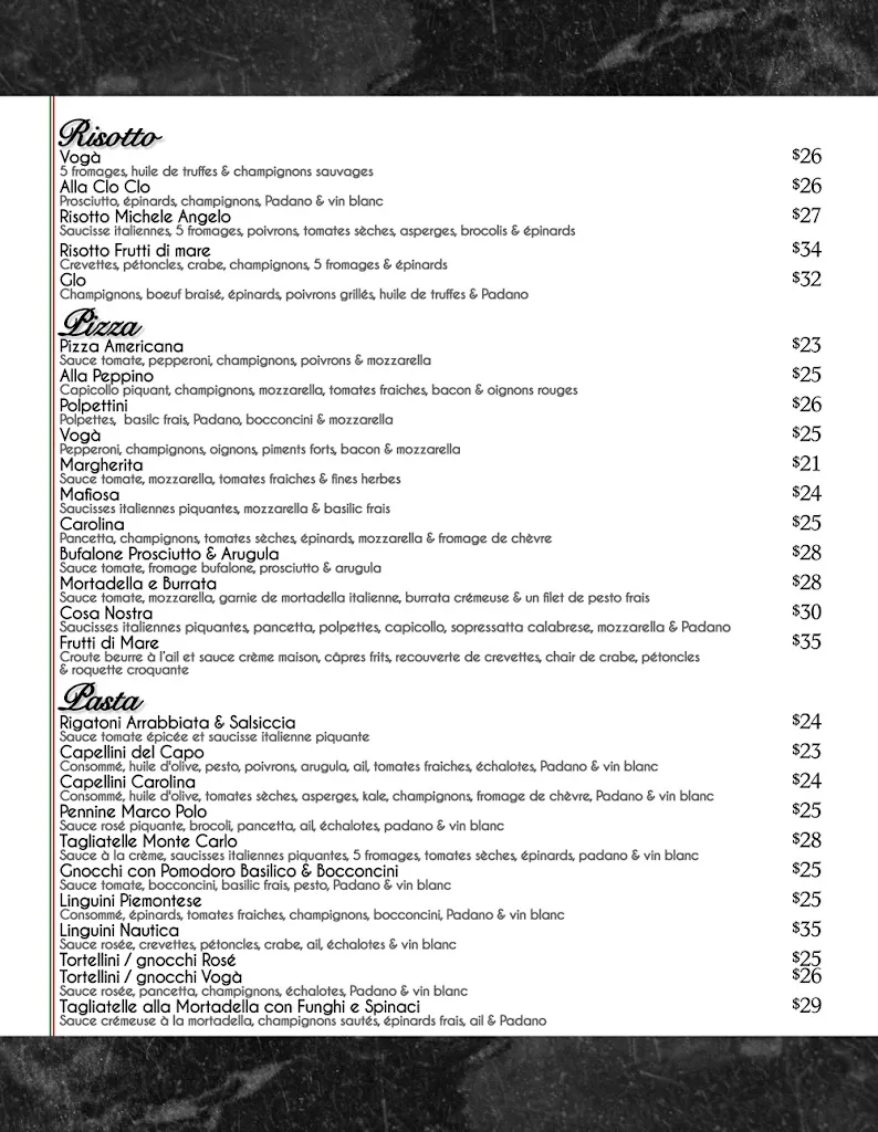 Menu_Restaurant Vogà_Saint-Jérôme_image_old_2