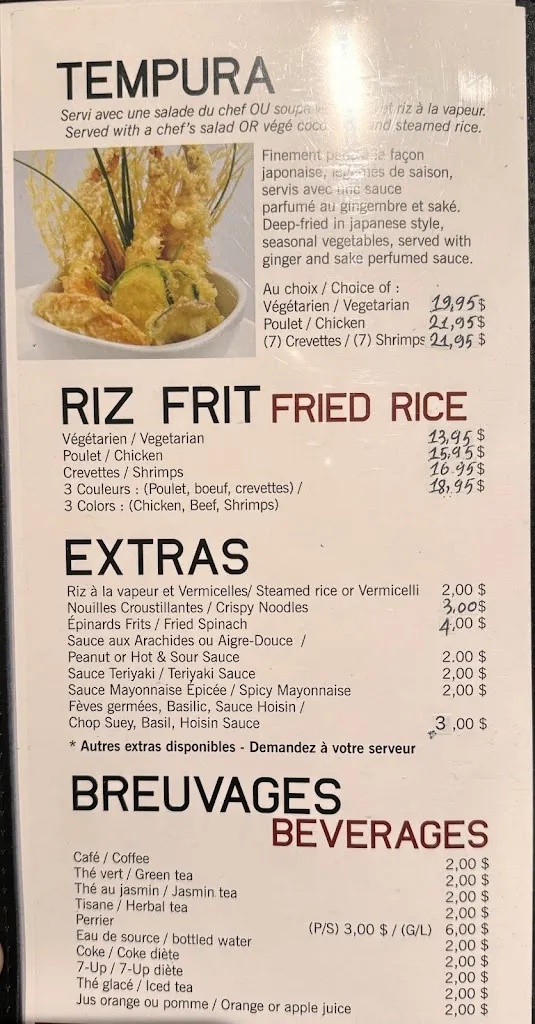 Fusionasie restaurant à Saint-Jérôme