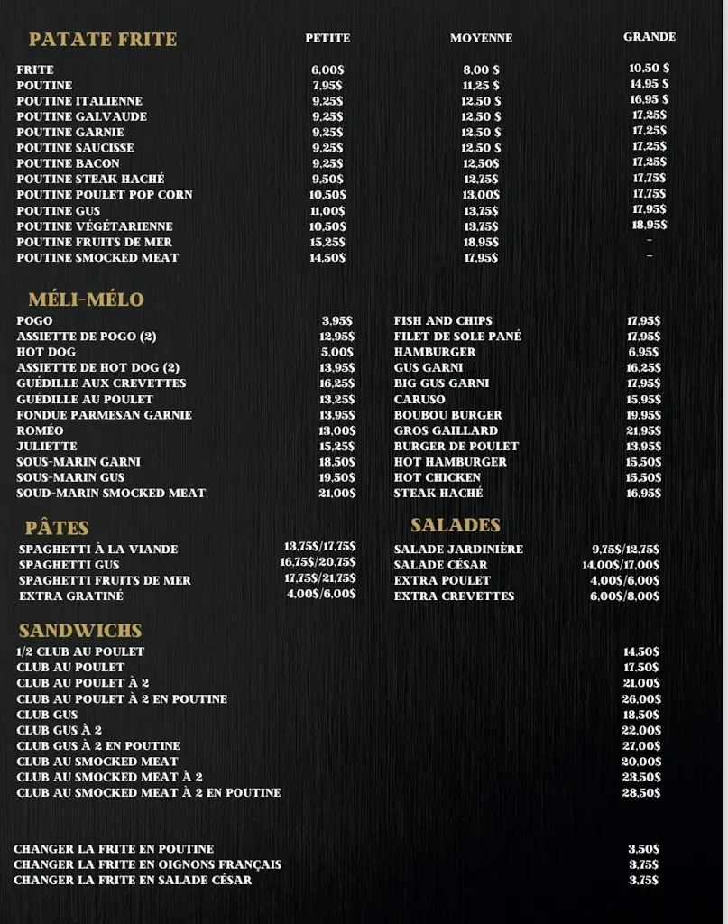 Menu_Resto Chez Ti-Gus_Saint-Pascal_image_old_2