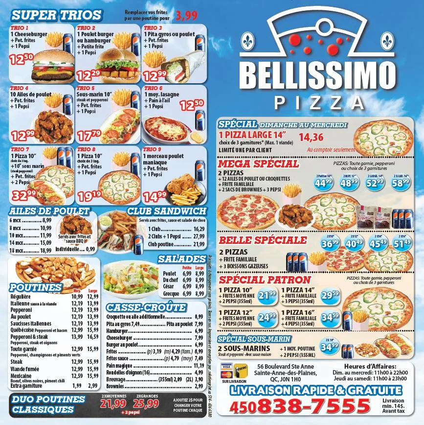 Menu_Bellissimo Pizza_Sainte-Anne-des-Plaines_image_old_2