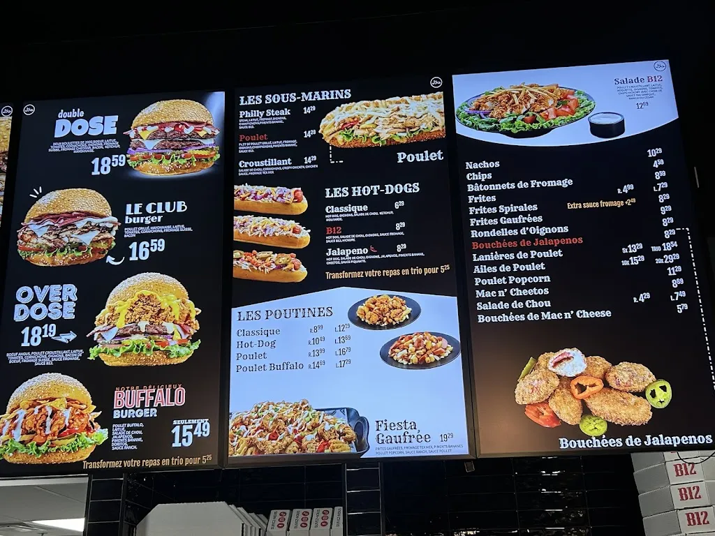 Menu_B12 Burger St Catherine Ouest_Sainte-Catherine_image_old_1