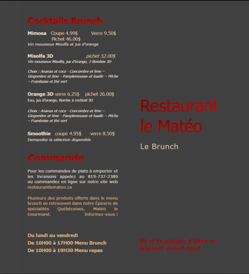 Menu_Restaurant le Matéo_Senneterre_image_old_3