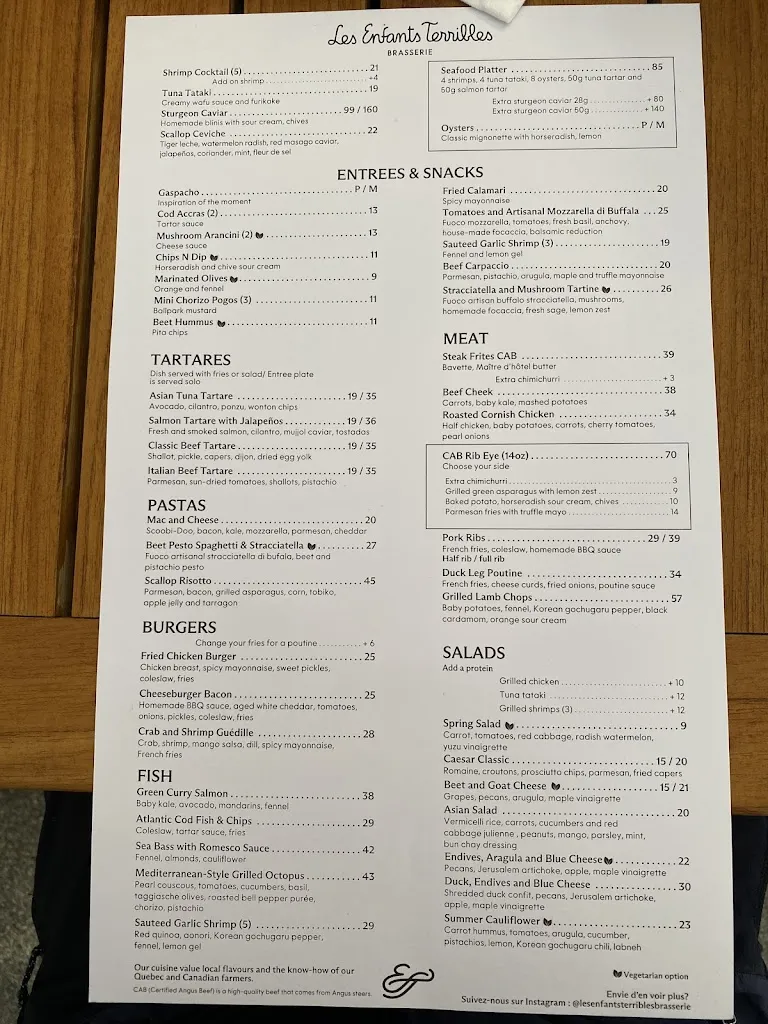 Menu_Les Enfants Terribles_Ville-Marie_image_old_1