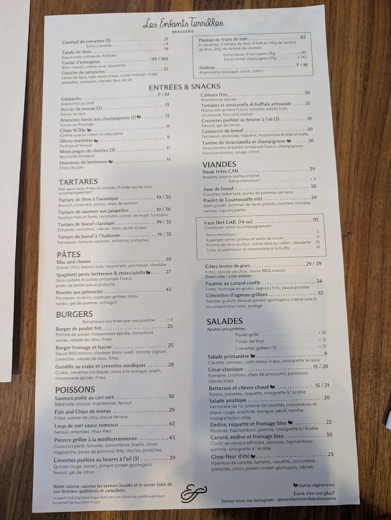 Menu_Les Enfants Terribles_Ville-Marie_image_old_3