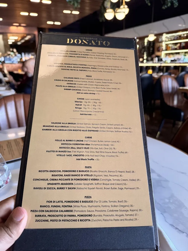 Menu_Ristorante Donato_Westmount_image_old_1