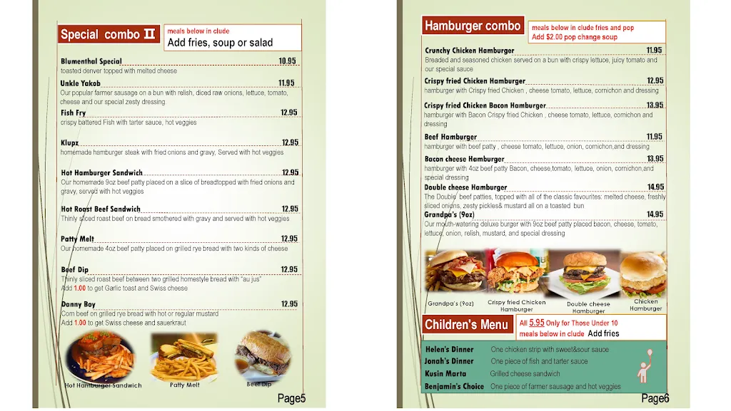 Menu_Taunte Maria’s_Dalmeny_image_old_3