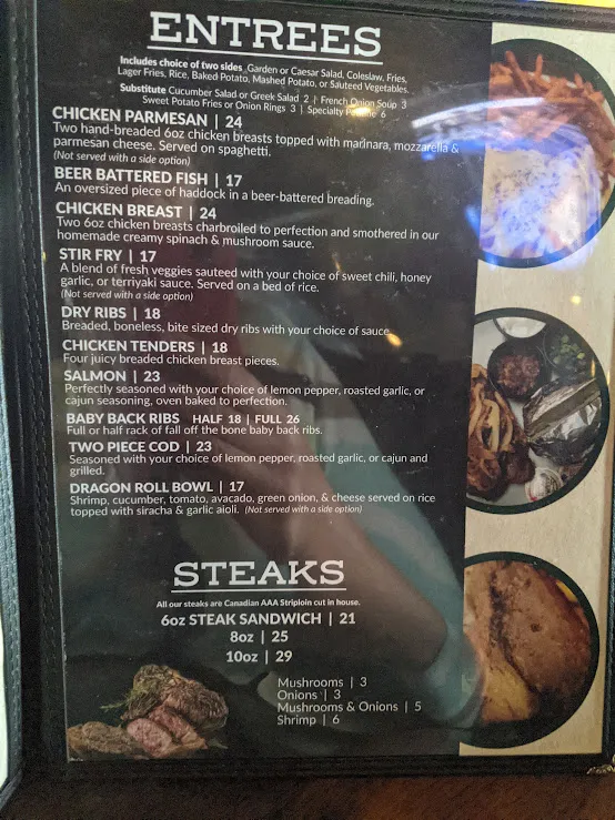 Menu_The Black Grasshopper Pub & Eatery_Estevan_image_old_2