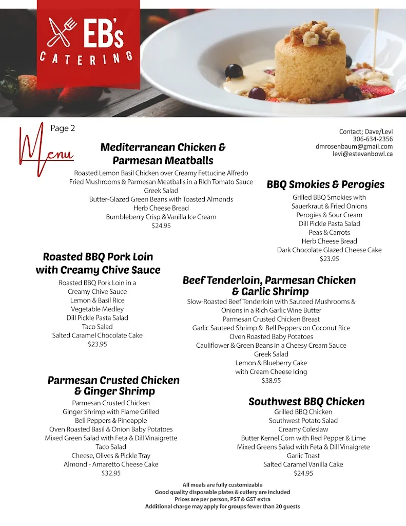 Menu_EB's Dining / EB's Catering_Estevan_image_old_3
