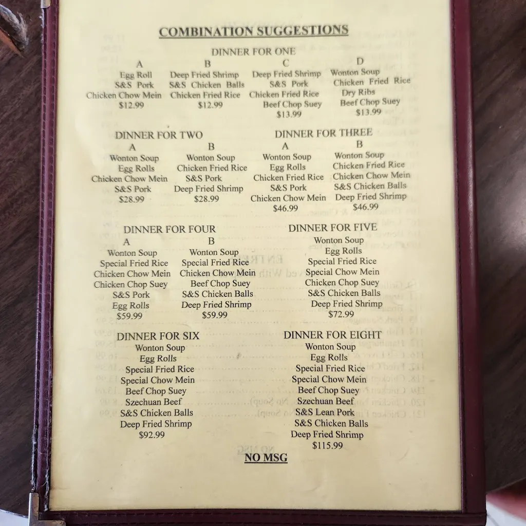 Menu_One's Cafe_Preeceville_image_old_1