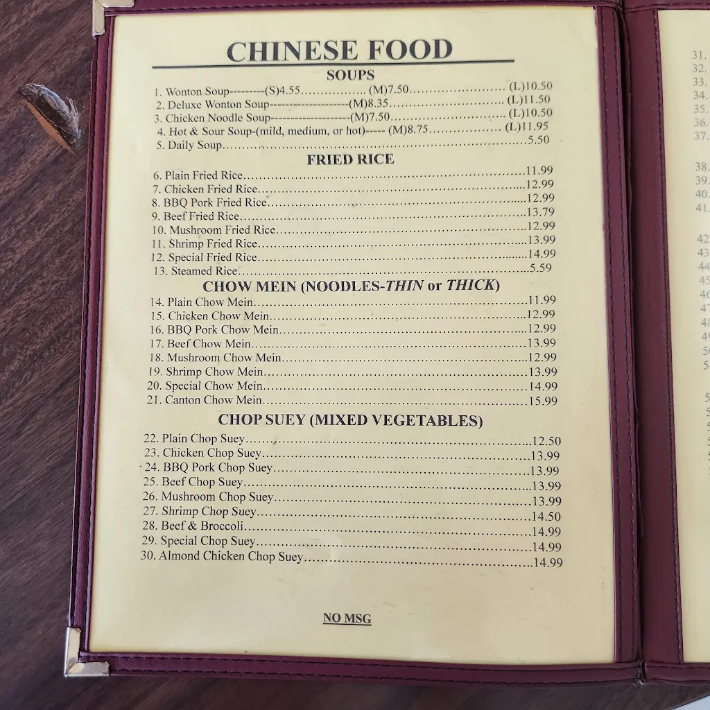 Menu_One's Cafe_Preeceville_image_old_2