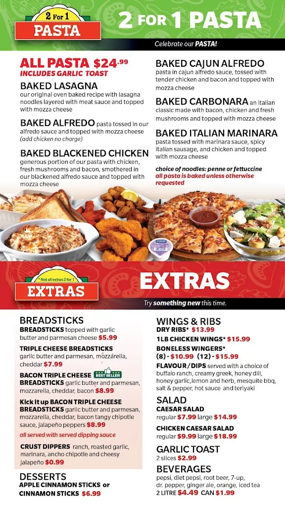 Menu_2 for 1 Family Pizza 🍕 Rosthern_Rosthern_image_old_2