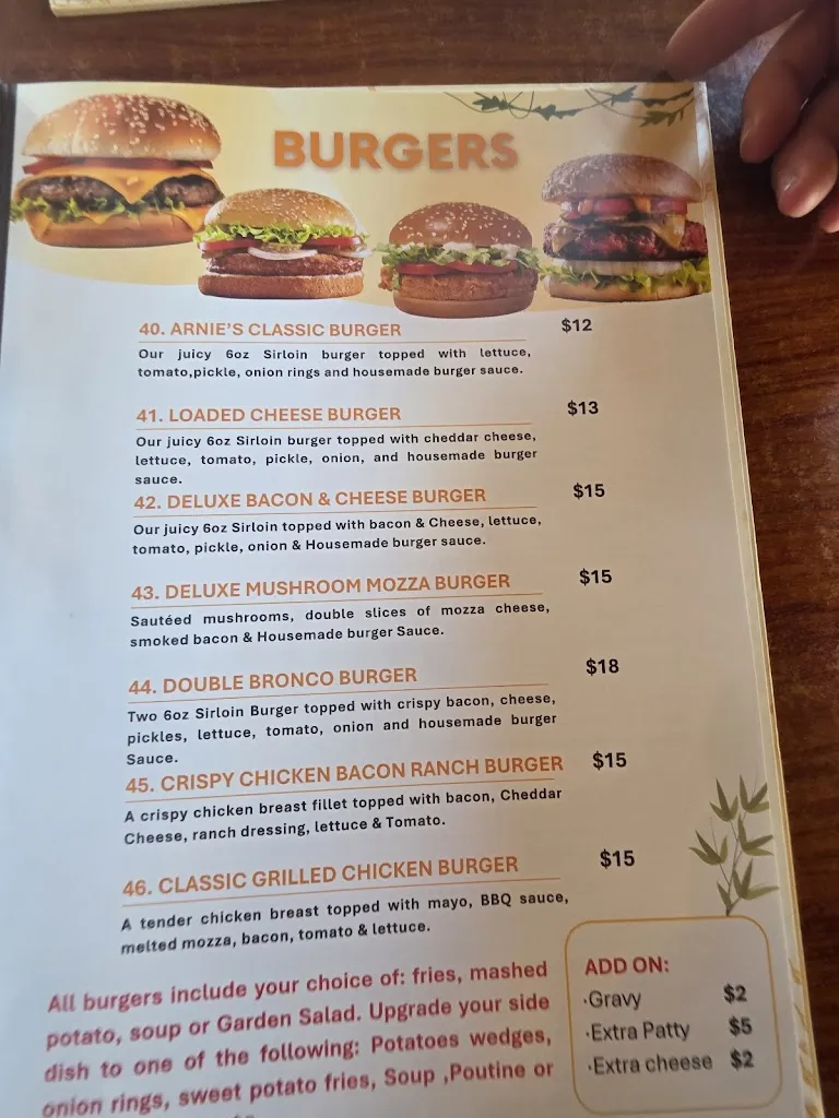 Menu_Arnie's Grill_Shellbrook_image_old_2