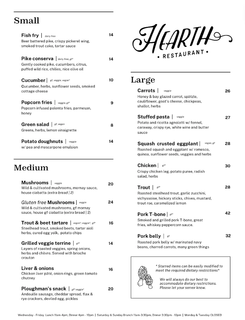 Menu_Hearth Restaurant_Saskatoon_image_old_1