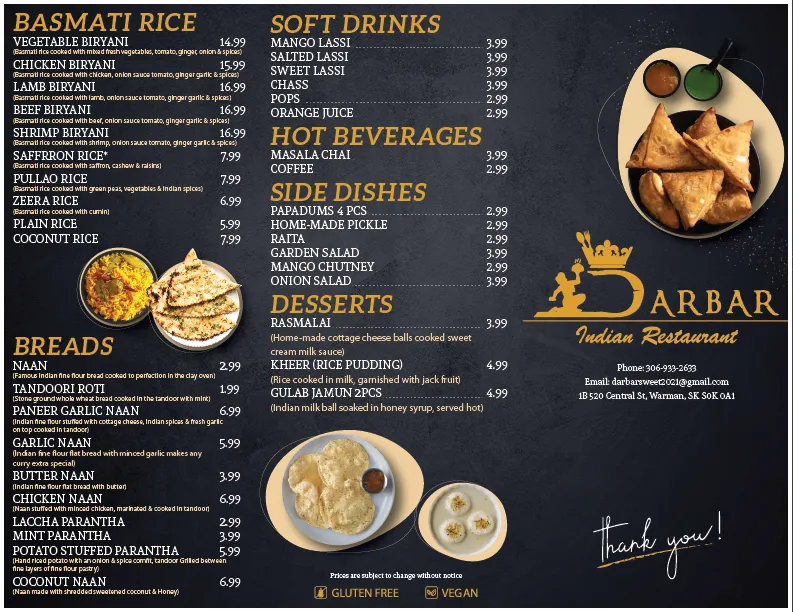 Menu_Darbar Restaurant Warman_Warman_image_old_2