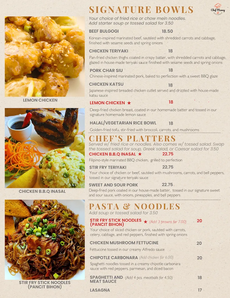 Menu_Chef Manny Restobar_Weyburn_image_old_3