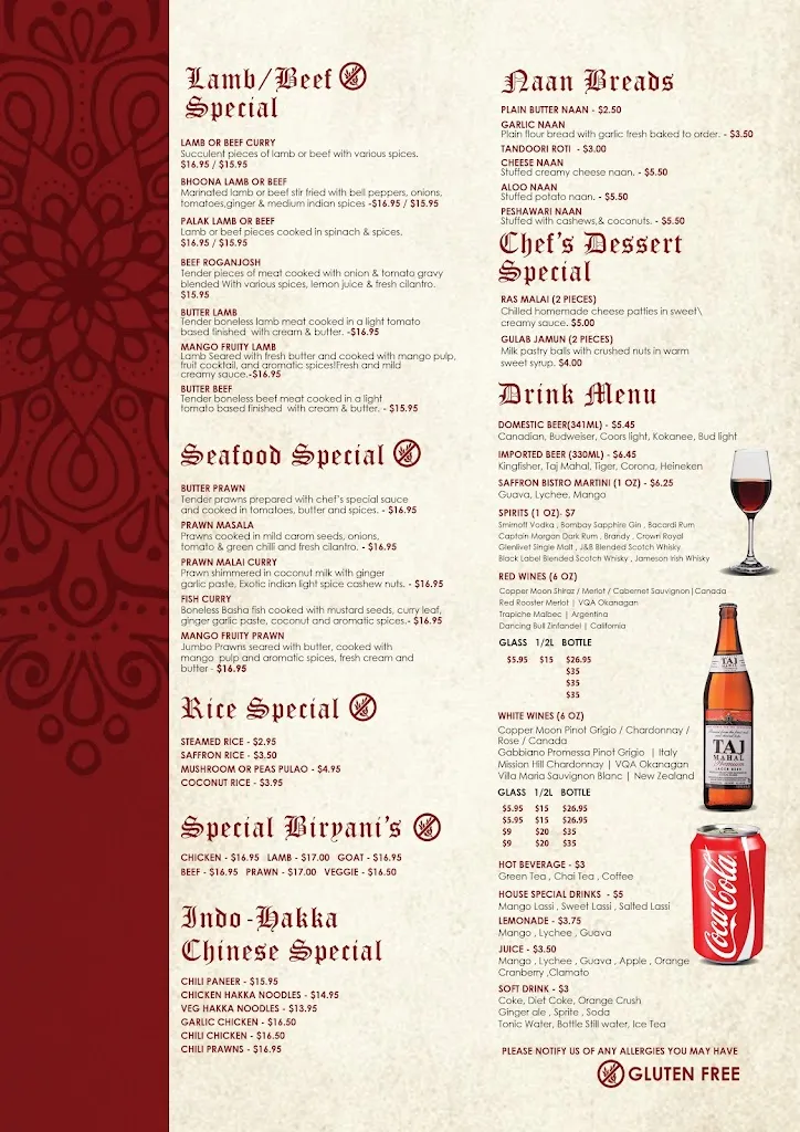 Menu_Saffron Bistro_Strathmore_image_old_2