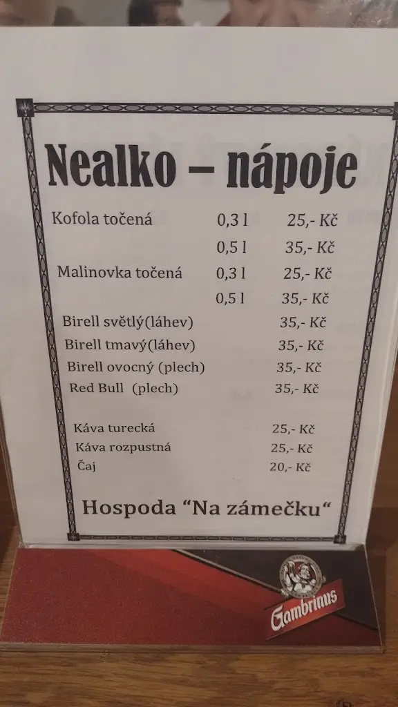 Menu_Hospoda na Zámečku_Bavorov_image_2