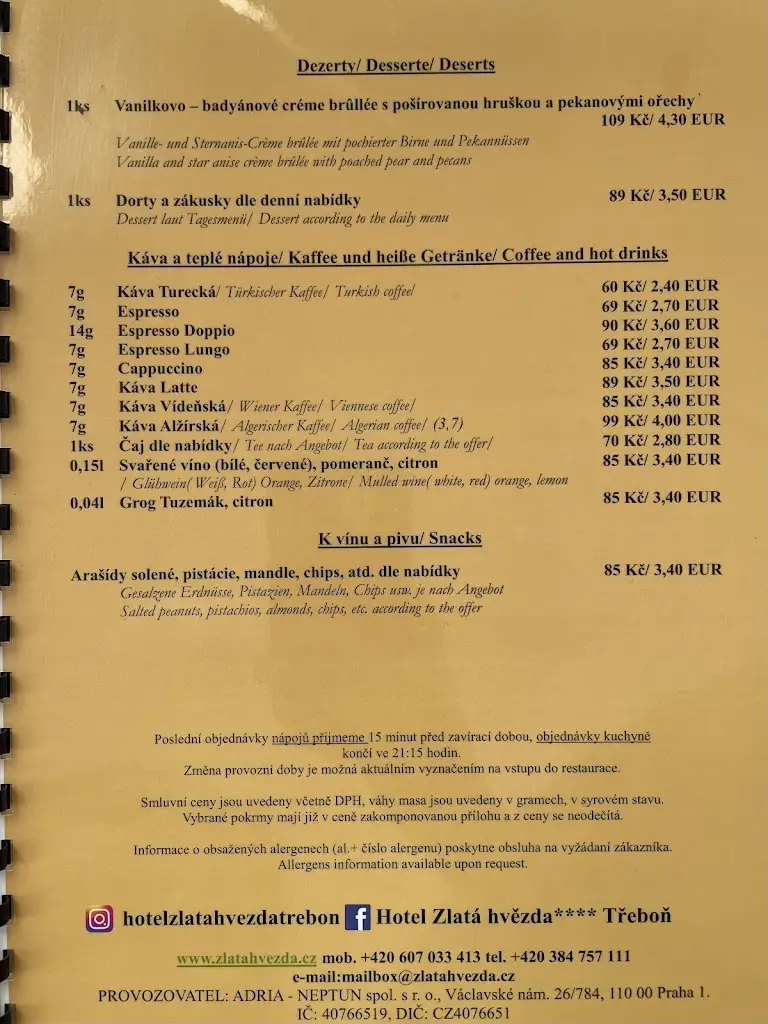 Menu_Restaurace Zdejší kuchyně_Třeboň_image_1